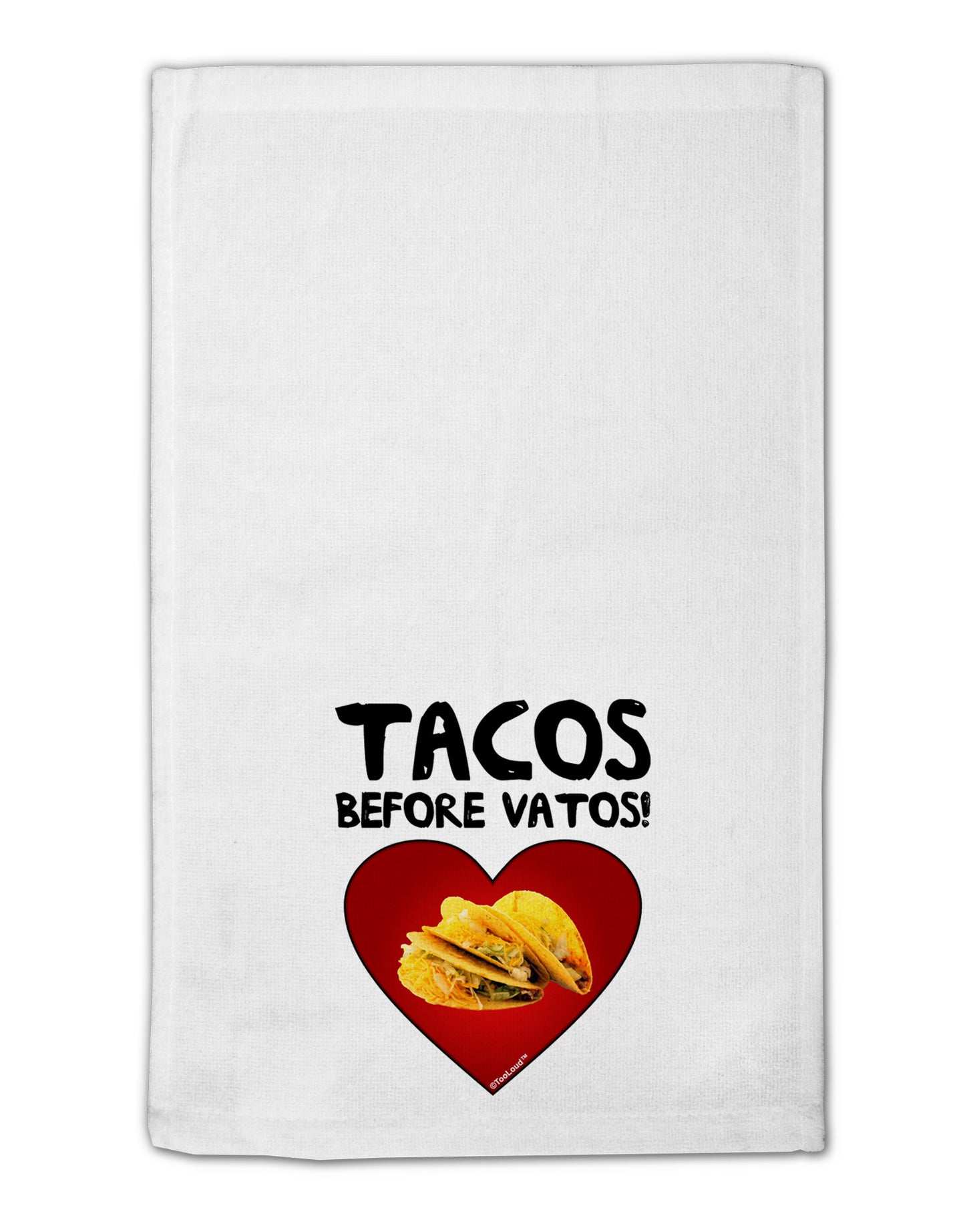 Tacos before Vatos 11&#x22;x18&#x22; Dish Fingertip Towel by TooLoud-Fingertip Towel-TooLoud-White-Davson Sales