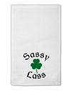 Sassy Lass St Patricks Day 11&#x22;x18&#x22; Dish Fingertip Towel-Fingertip Towel-TooLoud-White-Davson Sales