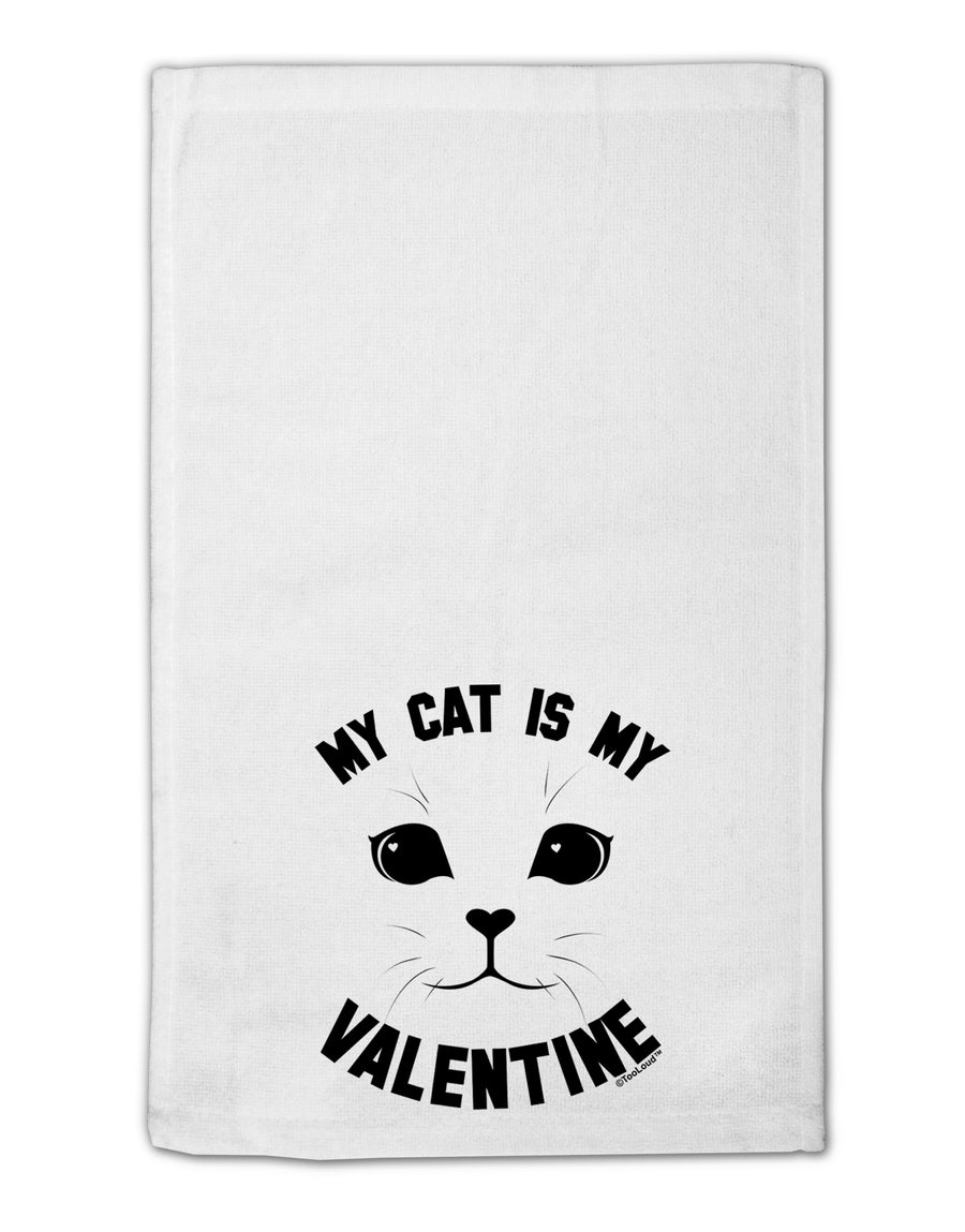 My Cat is my Valentine 11&#x22;x18&#x22; Dish Fingertip Towel by TooLoud-TooLoud-White-Davson Sales