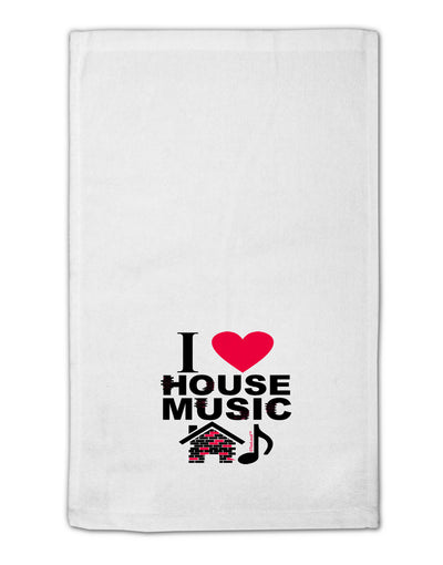 I Love House Pink 11&#x22;x18&#x22; Dish Fingertip Towel-Fingertip Towel-TooLoud-White-Davson Sales