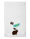 Oh Snap Chocolate Easter Bunny 11&#x22;x18&#x22; Dish Fingertip Towel-Fingertip Towel-TooLoud-White-Davson Sales