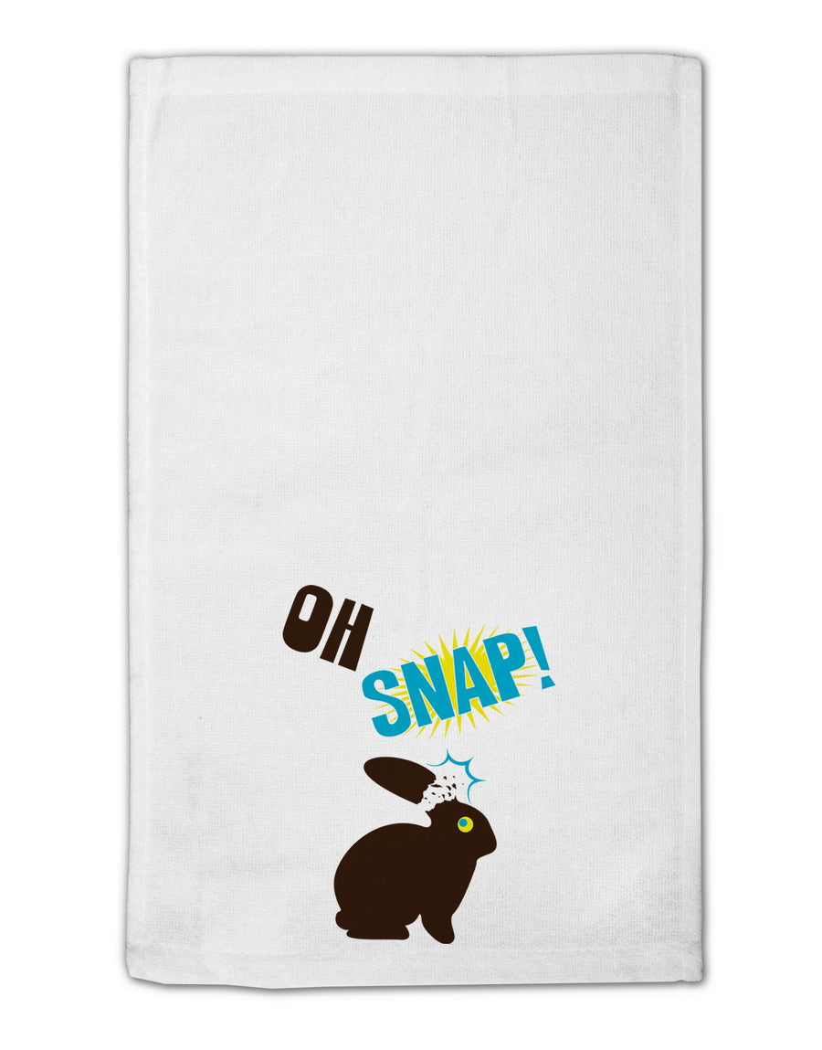 Oh Snap Chocolate Easter Bunny 11&#x22;x18&#x22; Dish Fingertip Towel-Fingertip Towel-TooLoud-White-Davson Sales