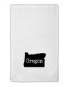 Oregon - United States Shape 11&#x22;x18&#x22; Dish Fingertip Towel by TooLoud-Fingertip Towel-TooLoud-White-Davson Sales