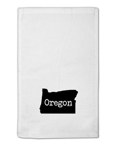 Oregon - United States Shape 11&#x22;x18&#x22; Dish Fingertip Towel by TooLoud-Fingertip Towel-TooLoud-White-Davson Sales