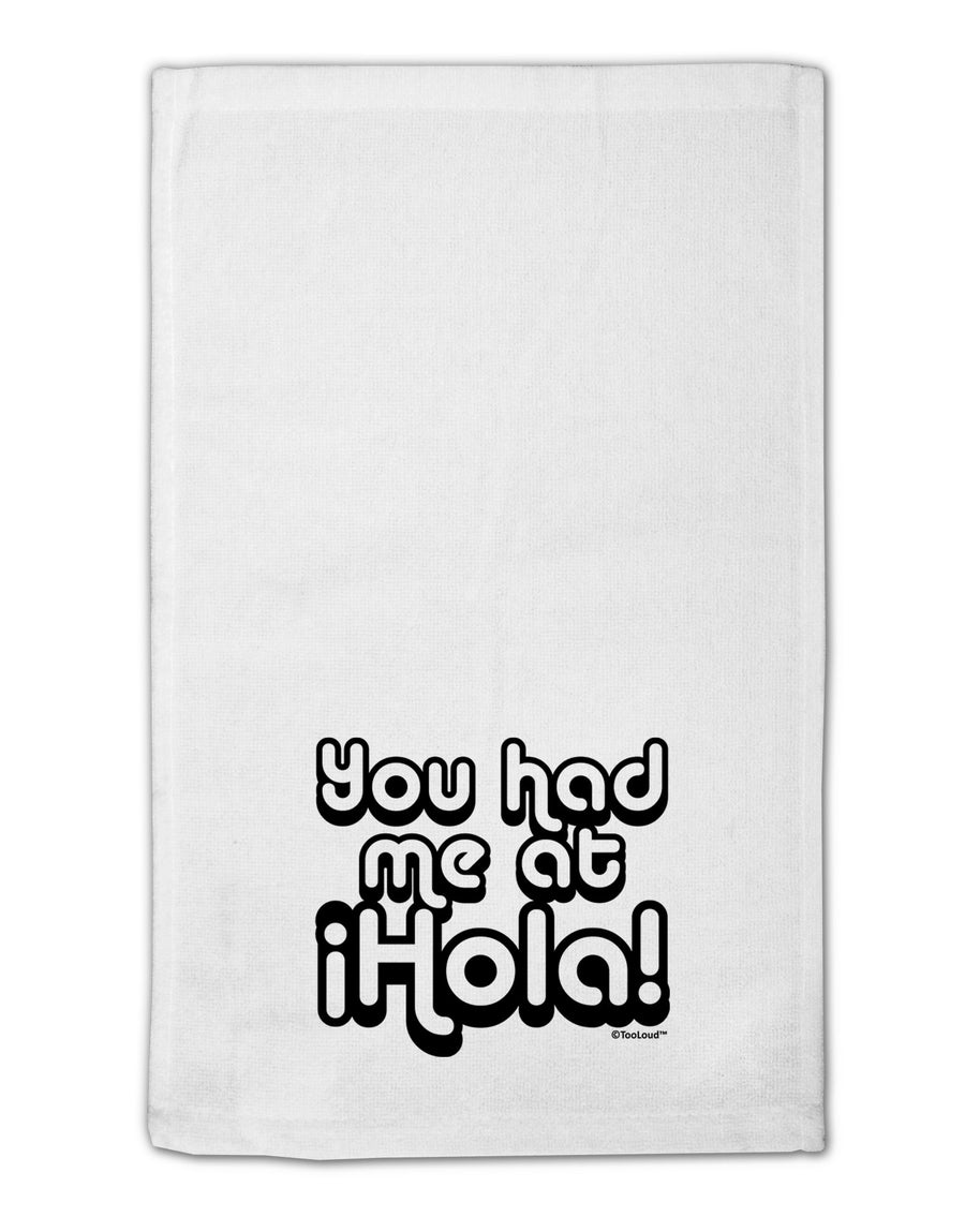 You Had Me at Hola 11&#x22;x18&#x22; Dish Fingertip Towel by TooLoud-Fingertip Towel-TooLoud-White-Davson Sales