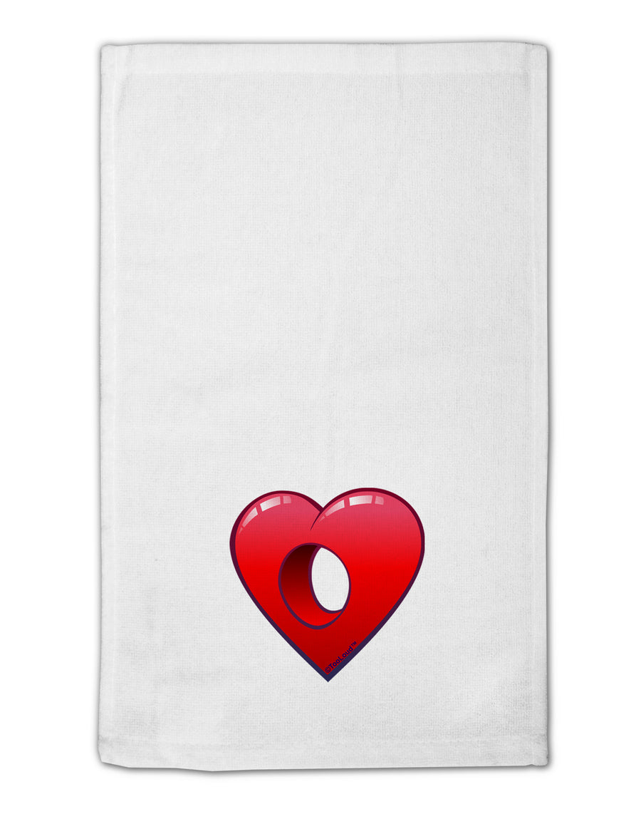 Hole Heartedly Broken Heart 11&#x22;x18&#x22; Dish Fingertip Towel by TooLoud-TooLoud-White-Davson Sales