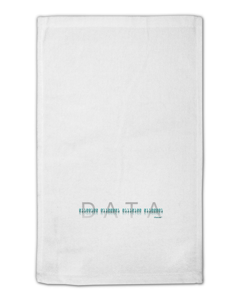 Binary Data Blue 11&#x22;x18&#x22; Dish Fingertip Towel-Fingertip Towel-TooLoud-White-Davson Sales