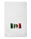 Mexican Flag - Dancing Silhouettes 11&#x22;x18&#x22; Dish Fingertip Towel by TooLoud-Fingertip Towel-TooLoud-White-Davson Sales