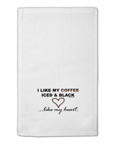 Coffee Iced and Black 11&#x22;x18&#x22; Dish Fingertip Towel-Fingertip Towel-TooLoud-White-Davson Sales