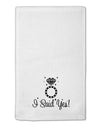 I Said Yes - Diamond Ring 11&#x22;x18&#x22; Dish Fingertip Towel-Fingertip Towel-TooLoud-White-Davson Sales