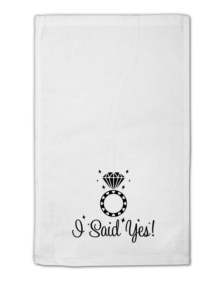 I Said Yes - Diamond Ring 11&#x22;x18&#x22; Dish Fingertip Towel-Fingertip Towel-TooLoud-White-Davson Sales