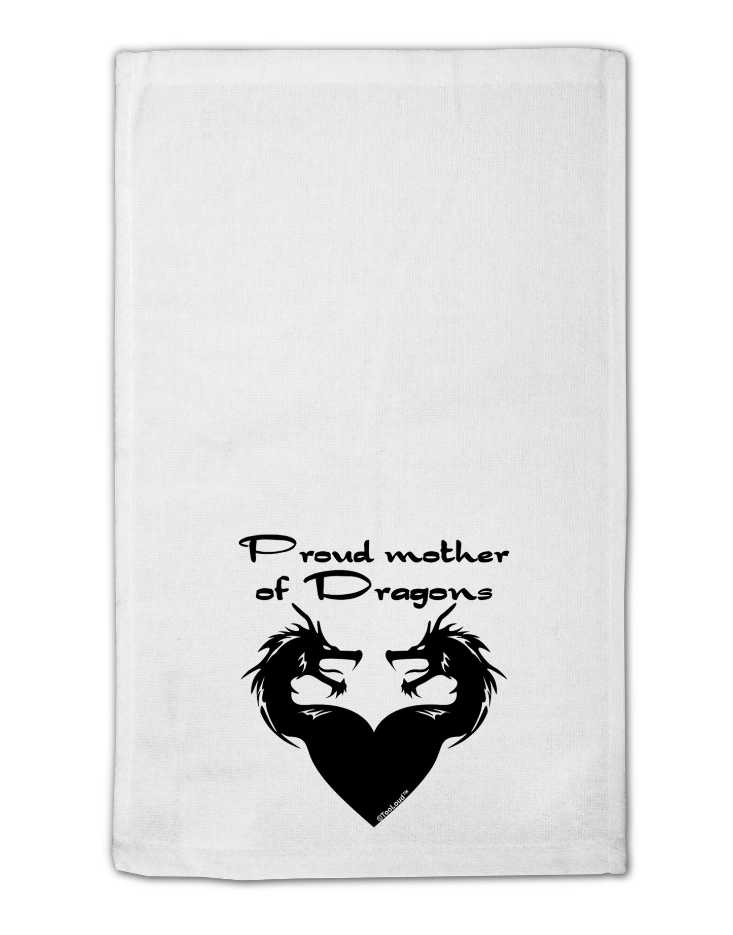 Proud Mother of Dragons 11&#x22;x18&#x22; Dish Fingertip Towel by TooLoud-Fingertip Towel-TooLoud-White-Davson Sales