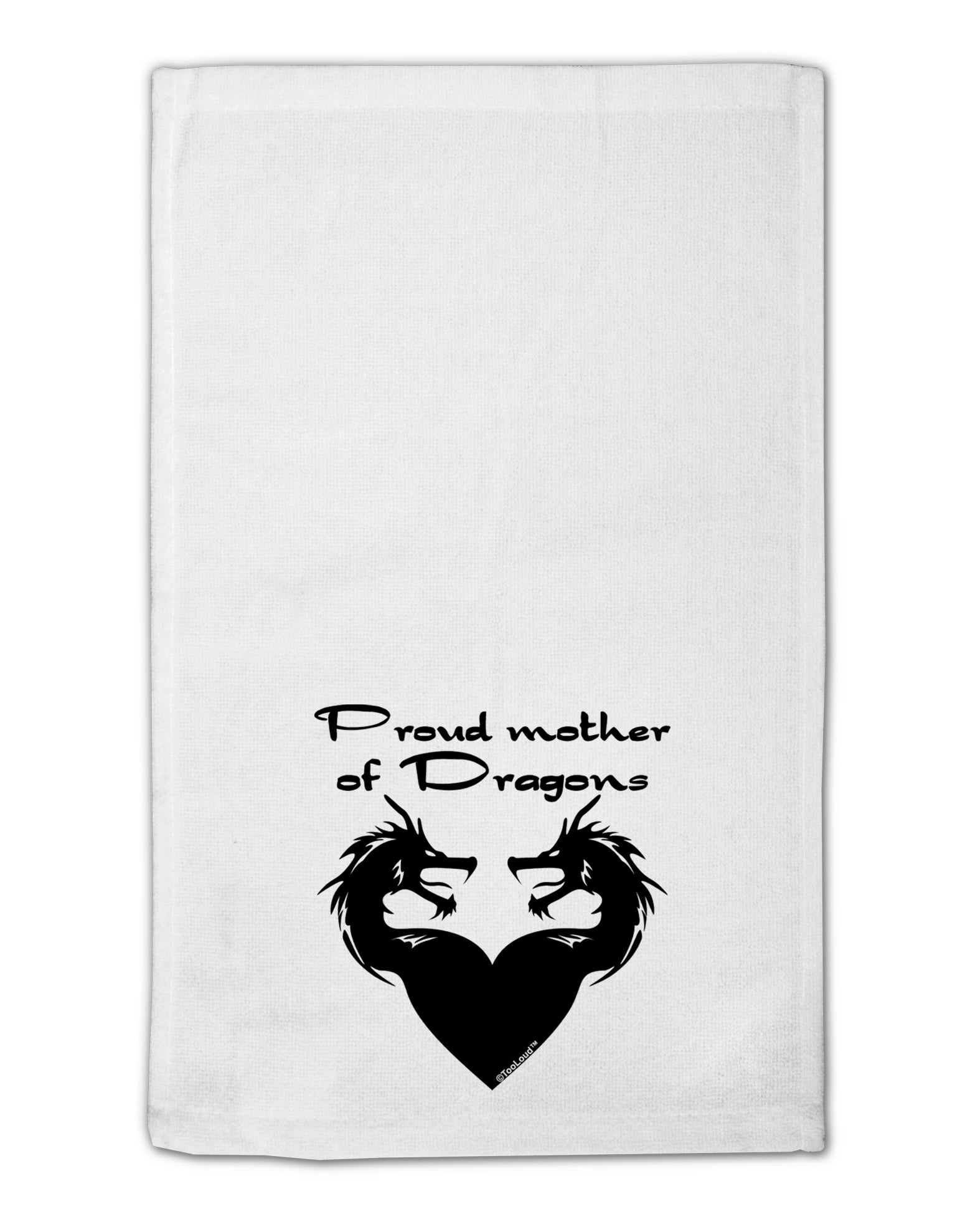Proud Mother of Dragons 11&#x22;x18&#x22; Dish Fingertip Towel by TooLoud-Fingertip Towel-TooLoud-White-Davson Sales