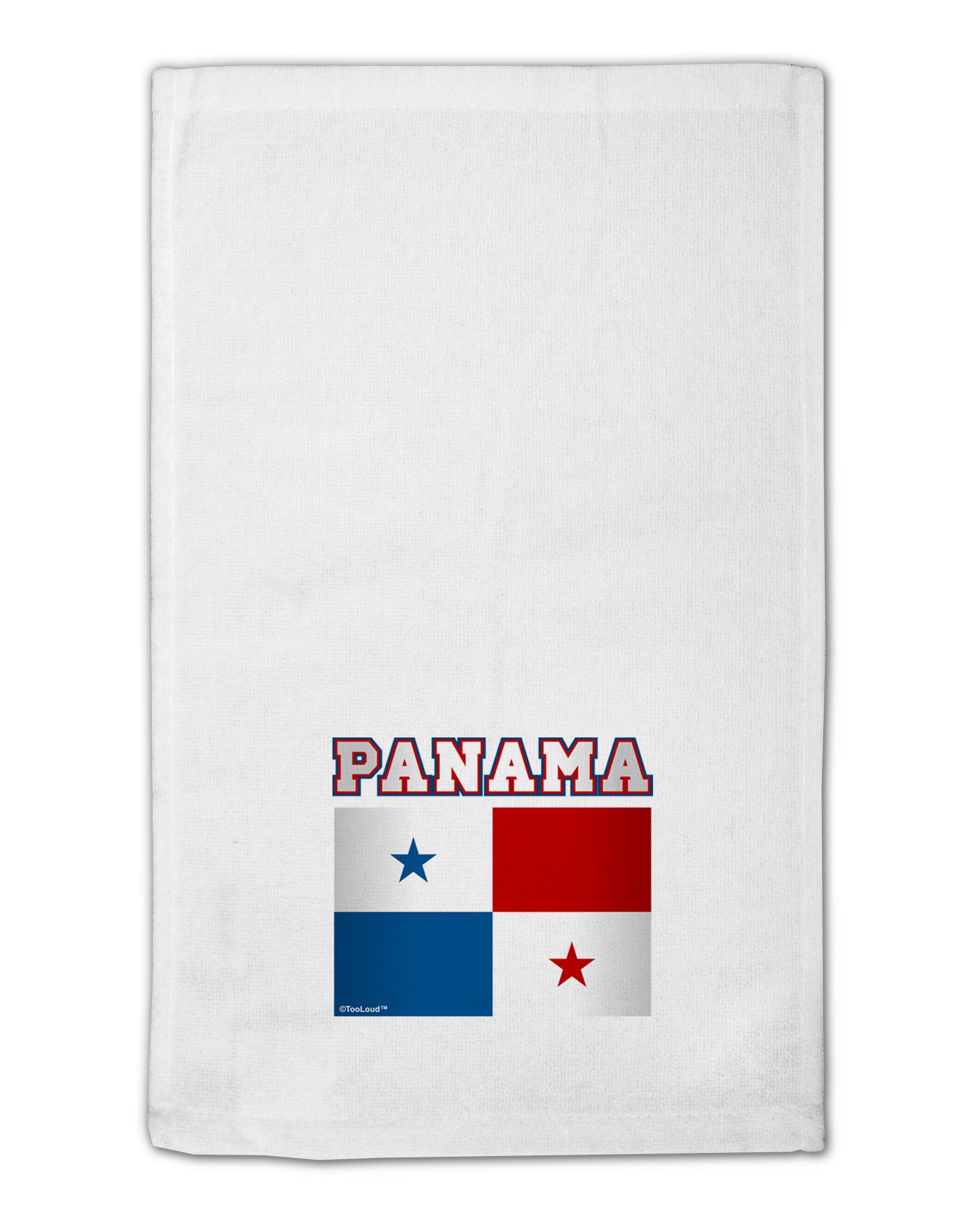 Panama Flag 11&#x22;x18&#x22; Dish Fingertip Towel-Fingertip Towel-TooLoud-White-Davson Sales