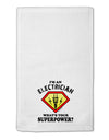 Electrician - Superpower 11&#x22;x18&#x22; Dish Fingertip Towel-Fingertip Towel-TooLoud-White-Davson Sales