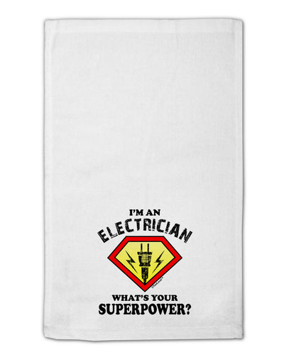 Electrician - Superpower 11&#x22;x18&#x22; Dish Fingertip Towel-Fingertip Towel-TooLoud-White-Davson Sales