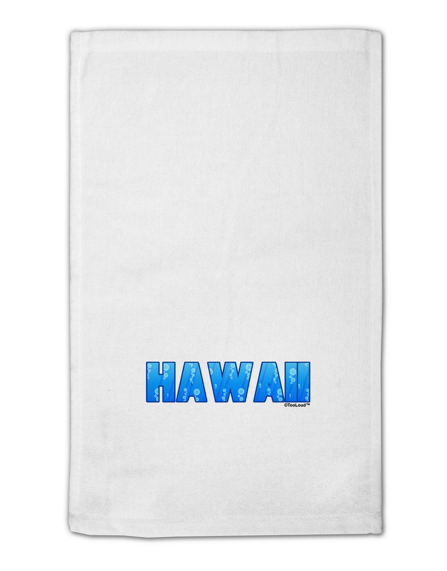 Hawaii Ocean Bubbles 11&#x22;x18&#x22; Dish Fingertip Towel by TooLoud-Fingertip Towel-TooLoud-White-Davson Sales