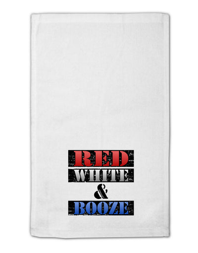 Red White & Booze 11&#x22;x18&#x22; Dish Fingertip Towel-Fingertip Towel-TooLoud-White-Davson Sales