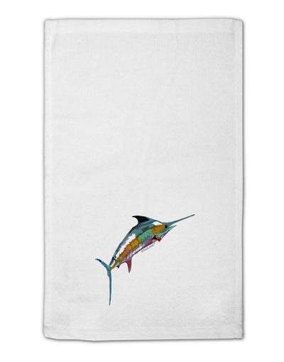 Colorful Vector Swordfish 11&#x22;x18&#x22; Dish Fingertip Towel-Fingertip Towel-TooLoud-White-Davson Sales