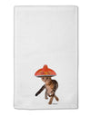 Cat with Pink Sombrero and Sunglasses 11&#x22;x18&#x22; Dish Fingertip Towel by TooLoud-Fingertip Towel-TooLoud-White-Davson Sales