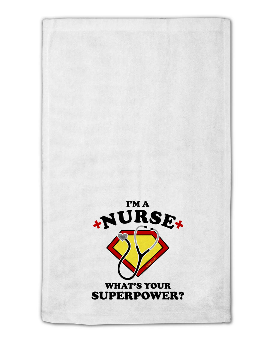 Nurse - Superpower 11&#x22;x18&#x22; Dish Fingertip Towel-Fingertip Towel-TooLoud-White-Davson Sales