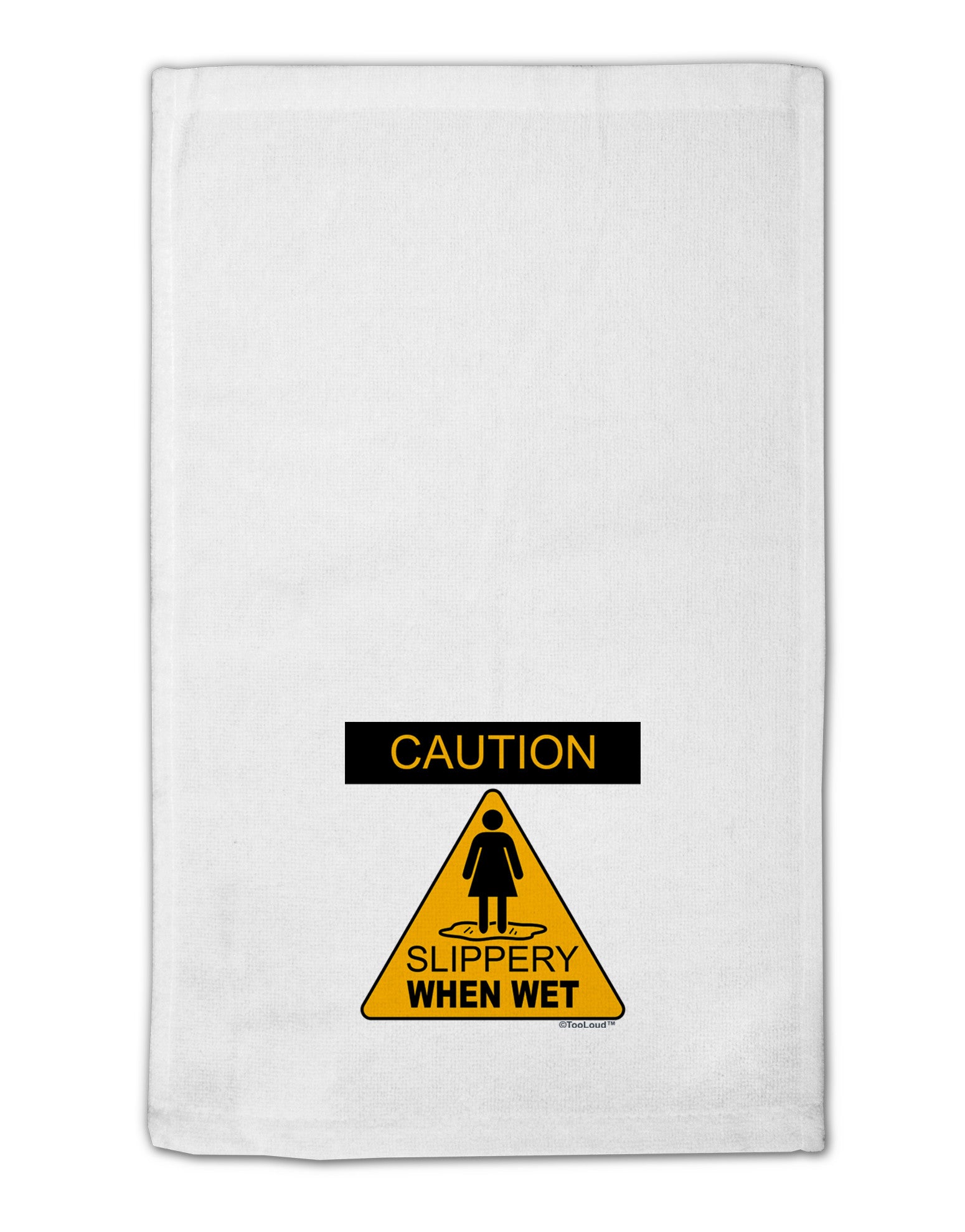 Slippery When Wet 11&#x22;x18&#x22; Dish Fingertip Towel-Fingertip Towel-TooLoud-White-Davson Sales
