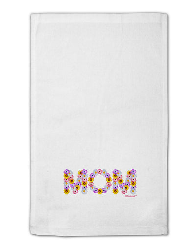 Mom Flowers Design 11&#x22;x18&#x22; Dish Fingertip Towel by TooLoud-Fingertip Towel-TooLoud-White-Davson Sales