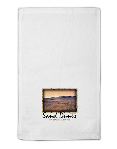 Colorado Sand Dunes Text 11&#x22;x18&#x22; Dish Fingertip Towel-Fingertip Towel-TooLoud-White-Davson Sales