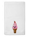 Cute Ice Cream Cone 11&#x22;x18&#x22; Dish Fingertip Towel-Fingertip Towel-TooLoud-White-Davson Sales