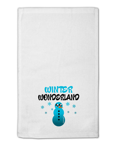 Winter Wonderland Snowman 11&#x22;x18&#x22; Dish Fingertip Towel-Fingertip Towel-TooLoud-White-Davson Sales