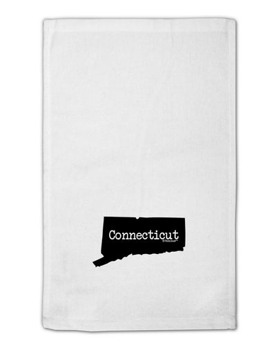 Connecticut - United States Shape 11&#x22;x18&#x22; Dish Fingertip Towel-Fingertip Towel-TooLoud-White-Davson Sales