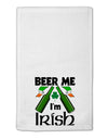 Beer Me I'm Irish 11&#x22;x18&#x22; Dish Fingertip Towel-Fingertip Towel-TooLoud-White-Davson Sales