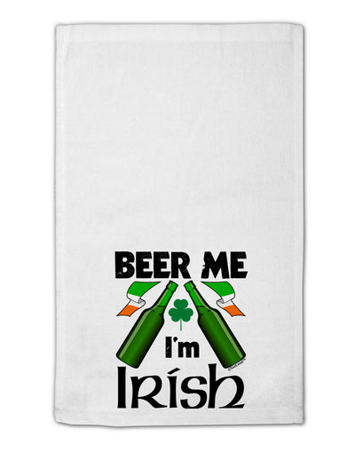 Beer Me I'm Irish 11&#x22;x18&#x22; Dish Fingertip Towel-Fingertip Towel-TooLoud-White-Davson Sales