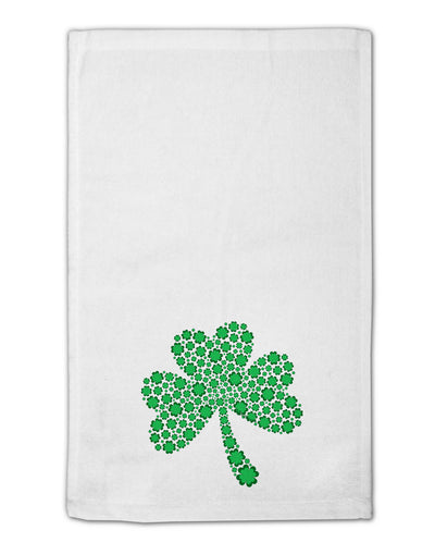 St. Patrick's Day Shamrock Design - Shamrocks 11&#x22;x18&#x22; Dish Fingertip Towel by TooLoud-Fingertip Towel-TooLoud-White-Davson Sales