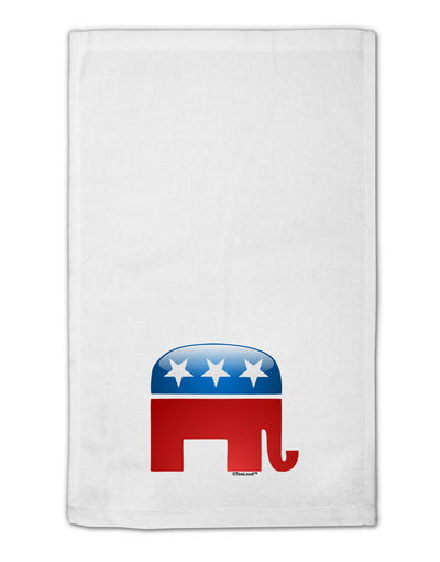 Republican Bubble Symbol 11&#x22;x18&#x22; Dish Fingertip Towel-Fingertip Towel-TooLoud-White-Davson Sales