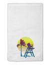 LA Beach Silhouette Letters 11&#x22;x18&#x22; Dish Fingertip Towel-Fingertip Towel-TooLoud-White-Davson Sales