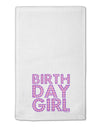 Birthday Girl - Pink and Purple Dots 11&#x22;x18&#x22; Dish Fingertip Towel by TooLoud-Fingertip Towel-TooLoud-White-Davson Sales