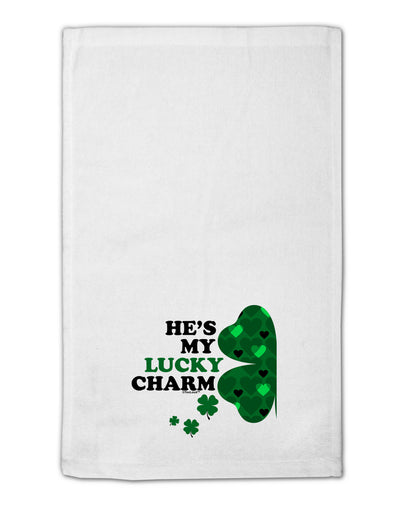 He's My Lucky Charm - Left 11&#x22;x18&#x22; Dish Fingertip Towel-Fingertip Towel-TooLoud-White-Davson Sales