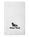 Personalized Mr Classy 11&#x22;x18&#x22; Dish Fingertip Towel by TooLoud-Fingertip Towel-TooLoud-White-Davson Sales