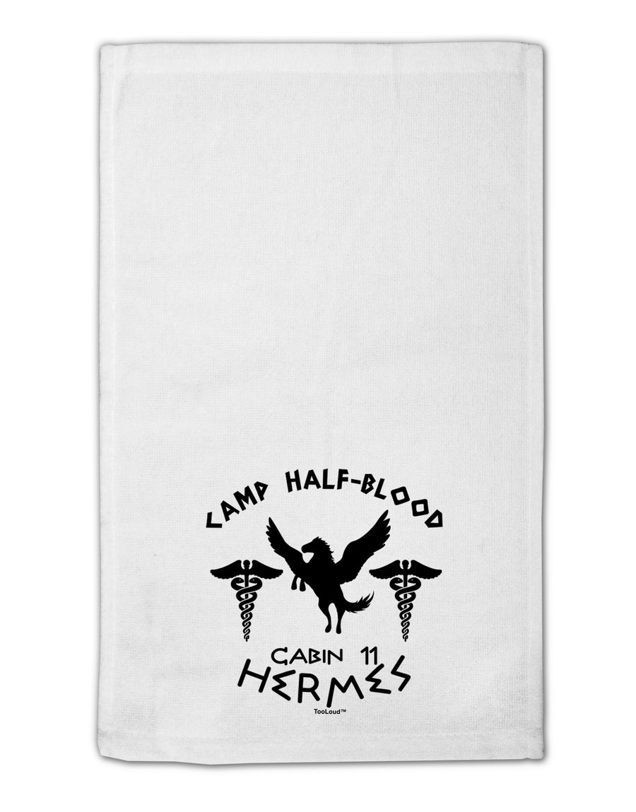 Camp Half Blood Cabin 11 Hermes 11&#x22;x18&#x22; Dish Fingertip Towel by TooLoud-Fingertip Towel-TooLoud-White-Davson Sales