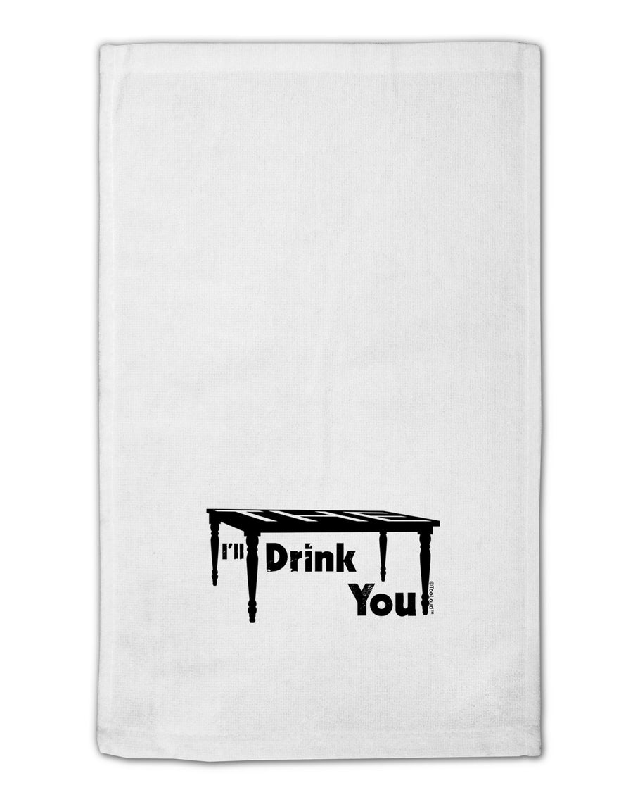 I'll Drink You Under the Table 11&#x22;x18&#x22; Dish Fingertip Towel-Fingertip Towel-TooLoud-White-Davson Sales