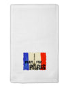 Pray For Paris Watercolor 11&#x22;x18&#x22; Dish Fingertip Towel-Fingertip Towel-TooLoud-White-Davson Sales