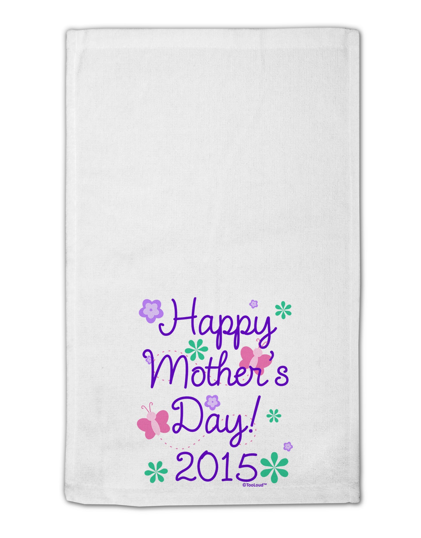 Happy Mother's Day (CURRENT YEAR) 11&#x22;x18&#x22; Dish Fingertip Towel by TooLoud-Fingertip Towel-TooLoud-White-Davson Sales