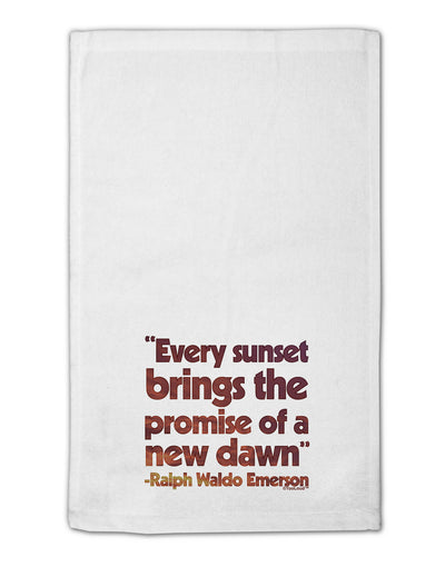 Emerson Sunset Quote 11"x18" Dish Fingertip Towel-Fingertip Towel-TooLoud-Davson Sales