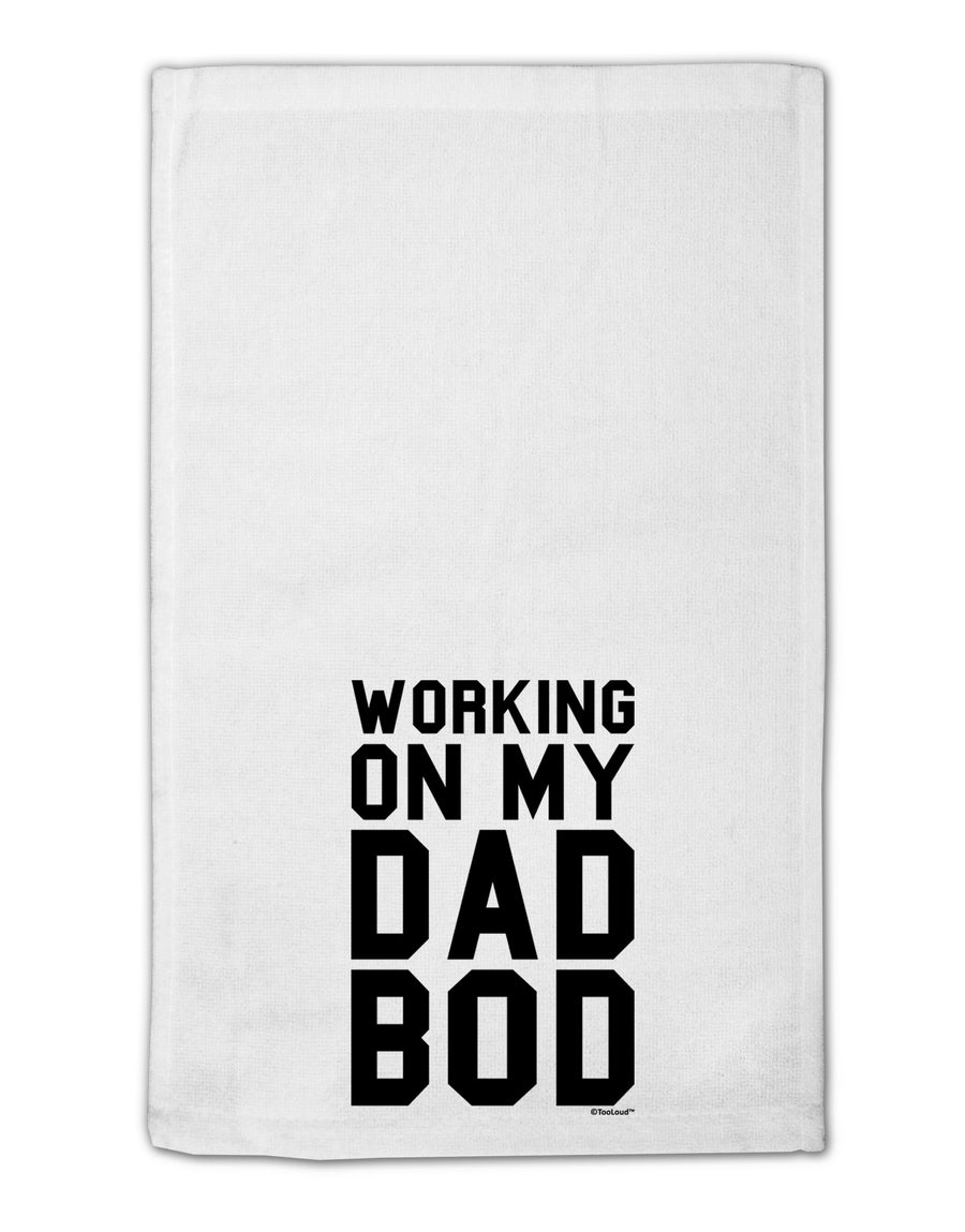 Working On My Dad Bod 11&#x22;x18&#x22; Dish Fingertip Towel by TooLoud-TooLoud-White-Davson Sales