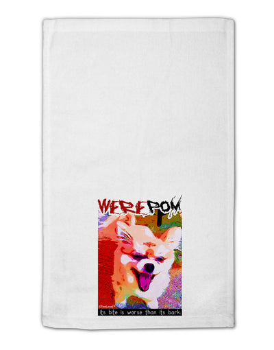 TooLoud WerePom - Werewolf Pomeranian 11&#x22;x18&#x22; Dish Fingertip Towel-Fingertip Towel-TooLoud-White-Davson Sales