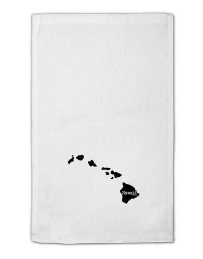 Hawaii - United States Shape 11&#x22;x18&#x22; Dish Fingertip Towel-Fingertip Towel-TooLoud-White-Davson Sales