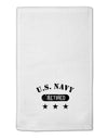 Retired Navy 11&#x22;x18&#x22; Dish Fingertip Towel by TooLoud-Fingertip Towel-TooLoud-White-Davson Sales