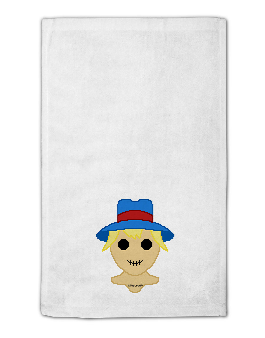 Cute Pixel Scarecrow 11&#x22;x18&#x22; Dish Fingertip Towel-Fingertip Towel-TooLoud-White-Davson Sales