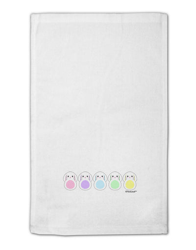 Cute Pastel Bunnies 11&#x22;x18&#x22; Dish Fingertip Towel by TooLoud-Fingertip Towel-TooLoud-White-Davson Sales